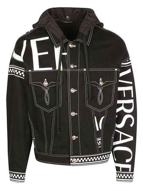 versace white mens suit jacket|Versace denim jacket men.